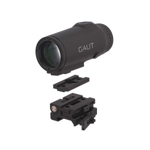 Увеличитель Gaut Garnet 5x30, откидной, быстросъёмный кронштейн, Picatinny, арт.: G-M-Х5 [GAUT]